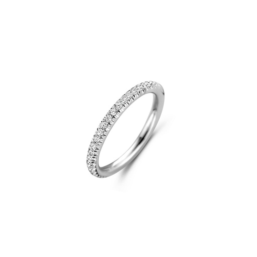 [JBS-MB-FD4/2348]  JBS - Whitegold wedding band with diamonds