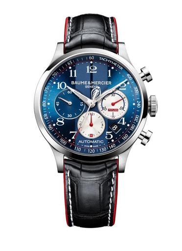 [M0A10232]  Baume & Mercier - Capeland Cobra Chronograph Steel Blue dail