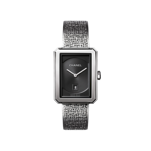 [H4878]  Chanel - BOYÂ·FRIEND Tweed Medium