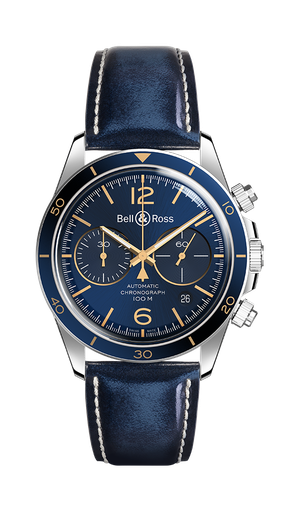 [BRV294-BU-G-ST/SCA]  Bell & Ross - BR V2-94 Aeronavale