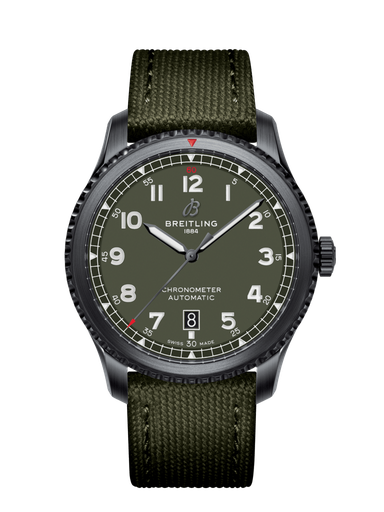 [M173152A1L1X1]  Breitling - Aviator 8 Automatic 41 Black Steel Curtiss Warhawk 