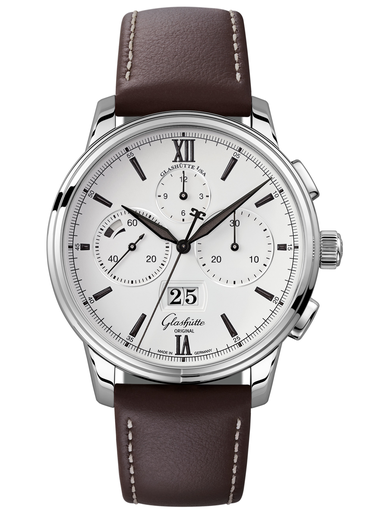 [1-37-01-05-02-07]  GlashÃ¼tte Original - Senator Chronograph Panorama Date