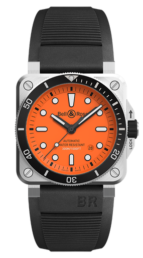 [BR0392-D-O-ST/SRB]  Bell & Ross - BR0392 Diver Orange