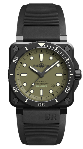 [BR0392-D-KA-CE/SRB]  Bell & Ross - BR03-92 Diver Military