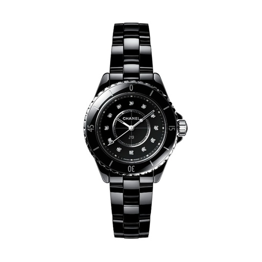 [H5701]  Chanel - J12 Black 33 mm 