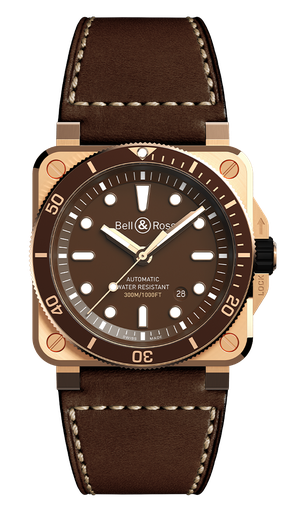 [BR0392-D-BR-BR/SCA]  Bell & Ross - BR 03-92 Diver brown bronze