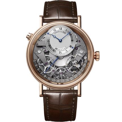 [7597BR/G1/9WU]  Breguet - Tradition Quantiéme Rétrograde 7597 in Pink Gomd with Anthracite Movement