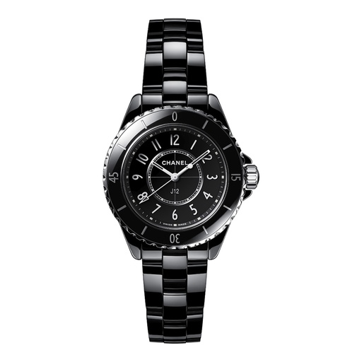[H5695]  Chanel - J12 Black 33 mm