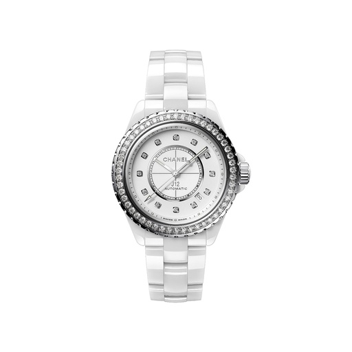 [H7189]  Chanel - J12 White Calibre 12.1 38 mm
