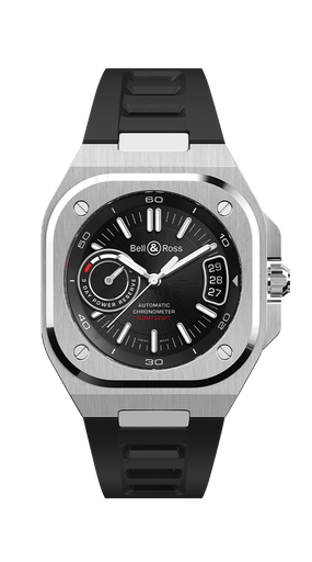 [BRX5R-BL-ST/SRB]  Bell & Ross - BR-X5 BLACK STEEL